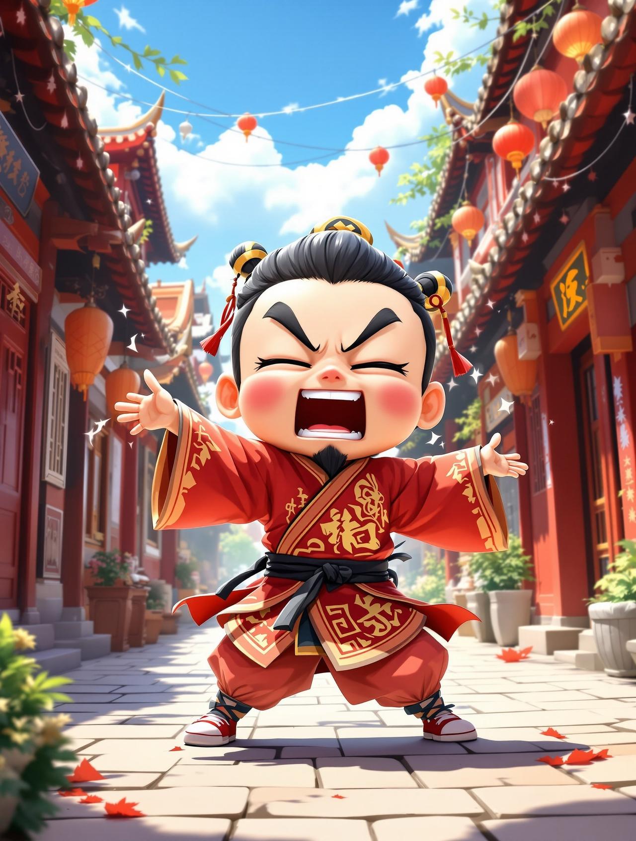 红果漫剧网页版 - 笑闹江湖 - 搞笑动漫短剧封面